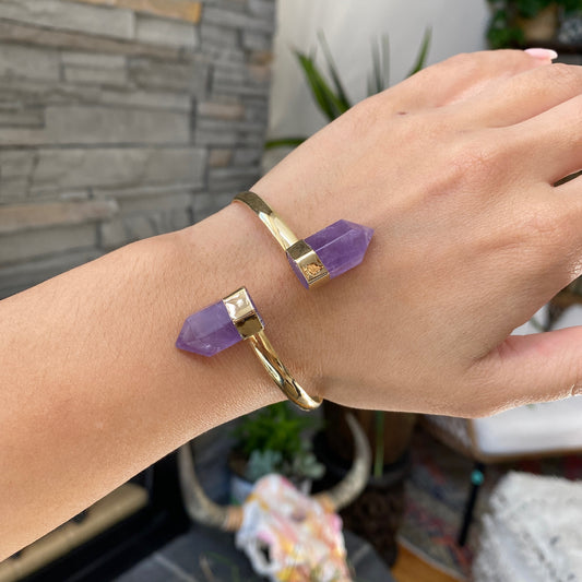 Amethyst Point Bracelet