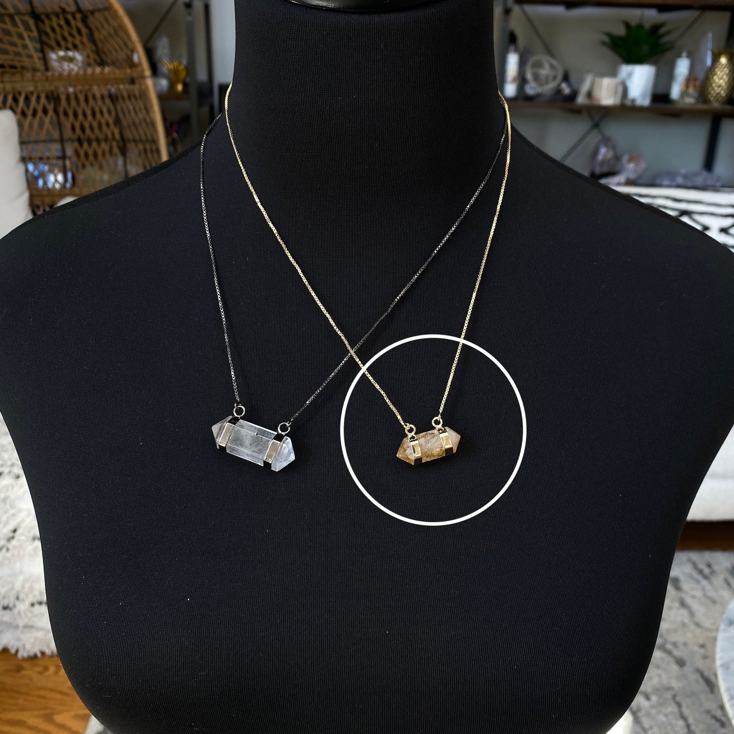 Citrine DT Necklace