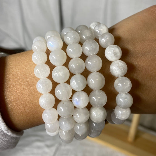 White Moonstone Bracelet (Medium)