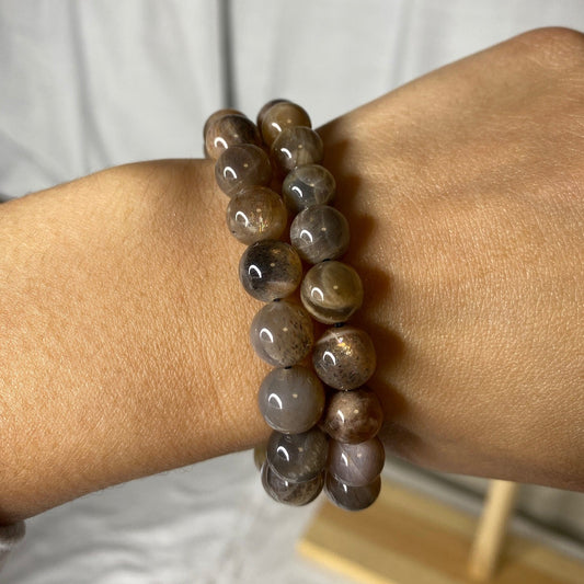 Peach Moonstone Bracelet (Small)